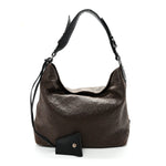 Monogram Lambskin Antheia Hobo PM Chocolat