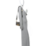 Snakeskin 30 Montaigne Box Bag Beige Multicolor