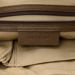 Calfskin Double Handles Hobo Brown