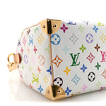 LV X TM Monogram Multicolor Speedy Bandouliere 25 White