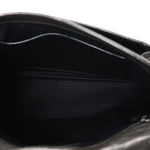 Crinkled Calfskin Matelasse Monogram Medium Niki Chain Satchel Storm