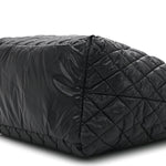 Nylon Quilted Large Coco Cocoon Tote Black