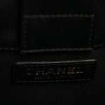 Calfskin Quilted Hobo Black