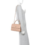 Lambskin Quilted Small Trendy CC Dual Handle Flap Bag Beige