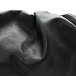 Smooth Butter Calf The Pouch Oversized Clutch Black