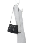 Nylon Tessuto Impuntu Quilted Tote Black