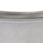 Metallic Calfskin Mary Kate Shoulder Bag Silver