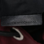 Nylon Medium Rucksack Backpack Burgundy Red