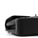 Caviar Quilted Small Double Flap Black