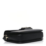 Ciny Lux Calfskin Horsebit 1955 Soft Small Shoulder Bag Black