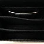 Metallic Calfskin Serpenti Forever Top Handle Silver
