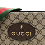 GG Supreme Monogram Web Neo Vintage Shoulder Bag Beige New Acero Crop