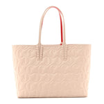 Nappa Embossed East West Cabata Tote Leche