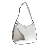 Spazzolato Concert Printed Cleo Shoulder Bag Argento