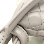 Nappa Intrecciato Small Gemelli Agate Grey Glacier