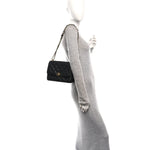 Caviar Quilted Coco First Flap Black
