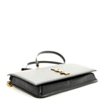 Grained Calfskin Monogram Phone Holder Crossbody Black