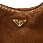 Scamosciato Suede Large Aimee Shoulder Bag Cacao