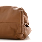 Smooth Butter Calf The Pouch Oversized Clutch Cammello