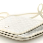 Goyardine Plumet Wallet Clutch White