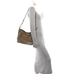 Monogram Medium Bree Foldover Tote Beige