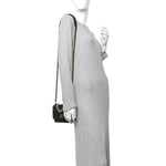 Lambskin Quilted Chanel 19 Wallet On Chain WOC Black