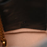 Calfskin Matelasse Mini GG Marmont 2.0 Bucket Bag Black