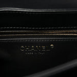 Lambskin Quilted Small Trendy CC Chain Dual Handle Flap Bag Black