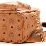Visetos Small Side Stud Stark Backpack Cognac