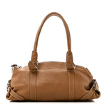 Soft Calf Top Handle Satchel Brown