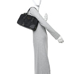 Re-Nylon Saffiano Medium Re-Edition 1978 Two Handle Bag Black