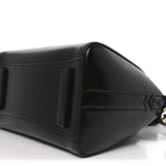 Shiny Lord Calfskin Mini Antigona Black