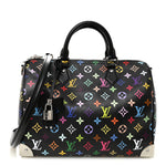LV X TM Monogram Multicolor Speedy Soft 30 Black