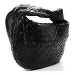 Nappa Intrecciato Teen Jodie Hobo Black