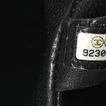 Caviar Quilted Medallion Tote Black