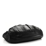 Snakeskin Large Sukey Tote Black