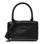 Sugar Goatskin Small Pandora Black