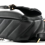 Calfskin Matelasse Serpenti Cabochon Backpack Black