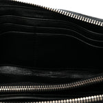 Patent Bow Flap Wallet Green Black