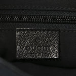 Monogram Flat Messenger Bag Black