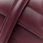 Lambskin Chevron Quilted Mini Loulou Rouge Cabernet