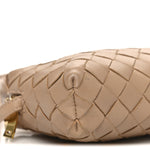 Nappa Intrecciato Nodini Mini Crossbody Almond