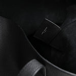 Calfskin Large Shopping Tote Black