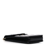 Caviar Quilted Classic Phone Holder Black