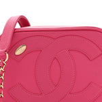 Lambskin CC Mania Camera Case Pink