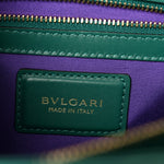 Calfskin Serpenti Forever Shoulder Bag Emerald Green
