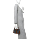 New Denim GG Monogram Calfskin Mini Jackie 1961 Hobo Blue Tea Cuir