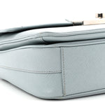 Saffiano Lux Sound Top Handle Light Blue