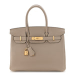Togo Birkin 30 Gris Tourterelle