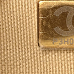 Lambskin Quilted CC Pearl Crush Wallet on Chain WOC White